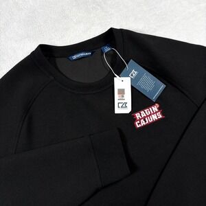 Cutter & Buck Roam Sweatshirt Mens L Black NCAA Louisiana Ragin' Cajuns Football